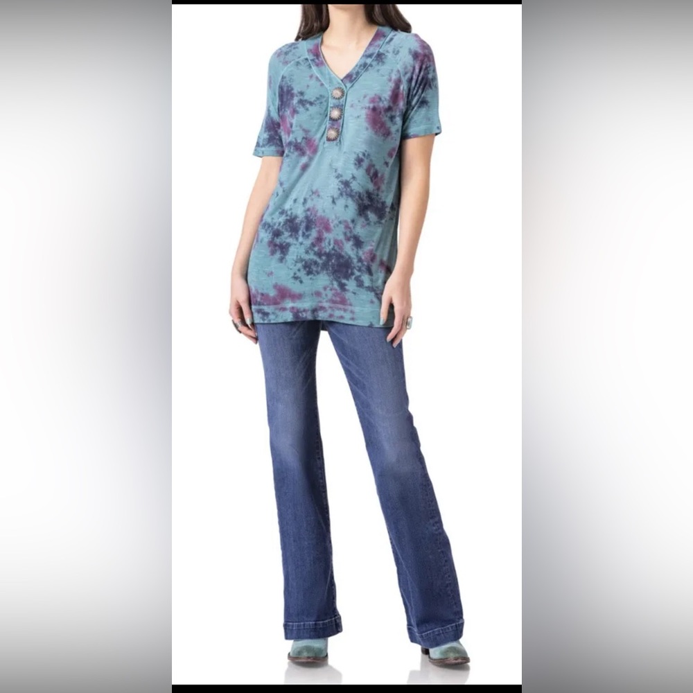 Double D Ranch Sky Polen Top Tees western style new with tags $188